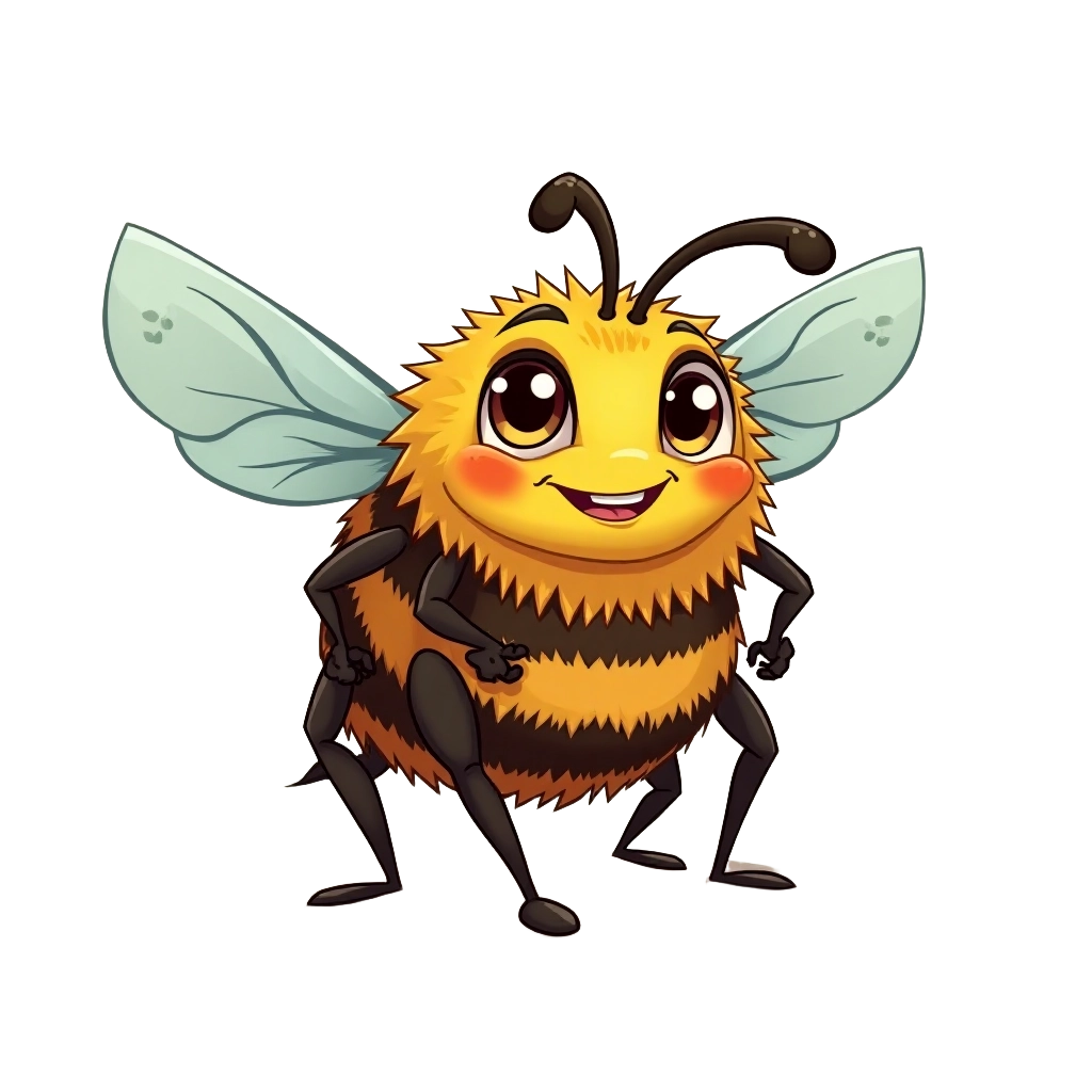 Adorable Bee Character